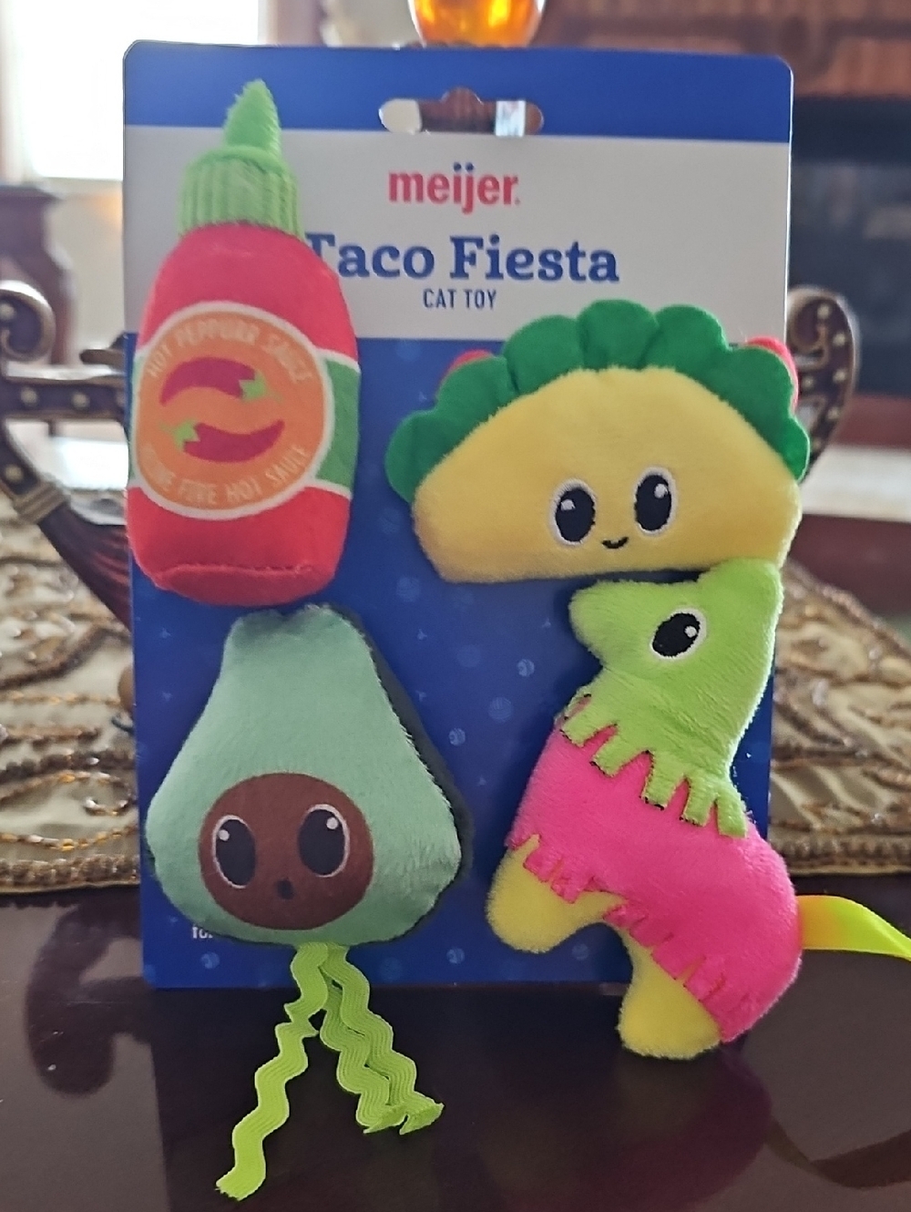 Meijer Taco Fiesta Plush Cat Toy Set - Multicolor